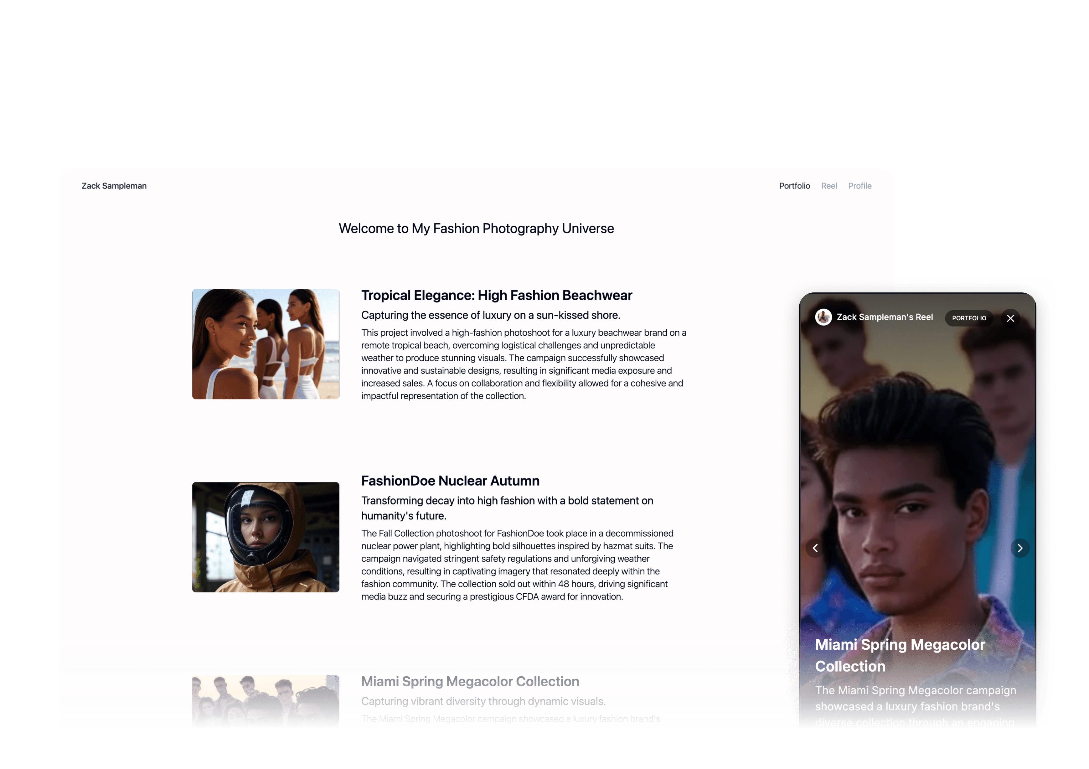 Share in different formats