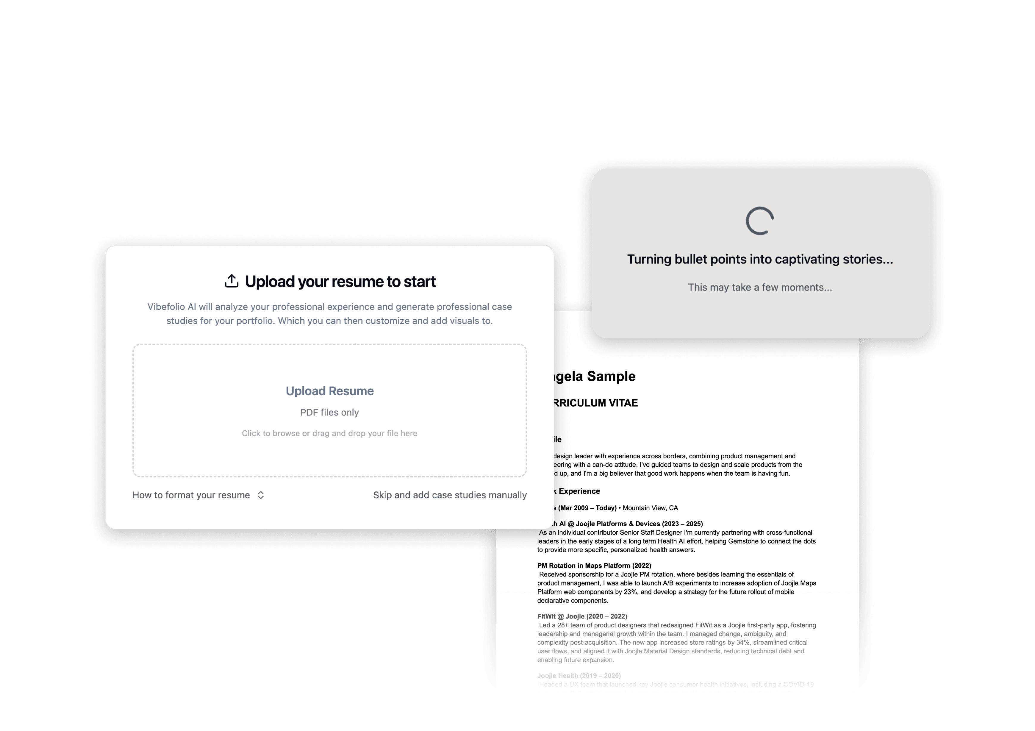 Smart portfolio creation