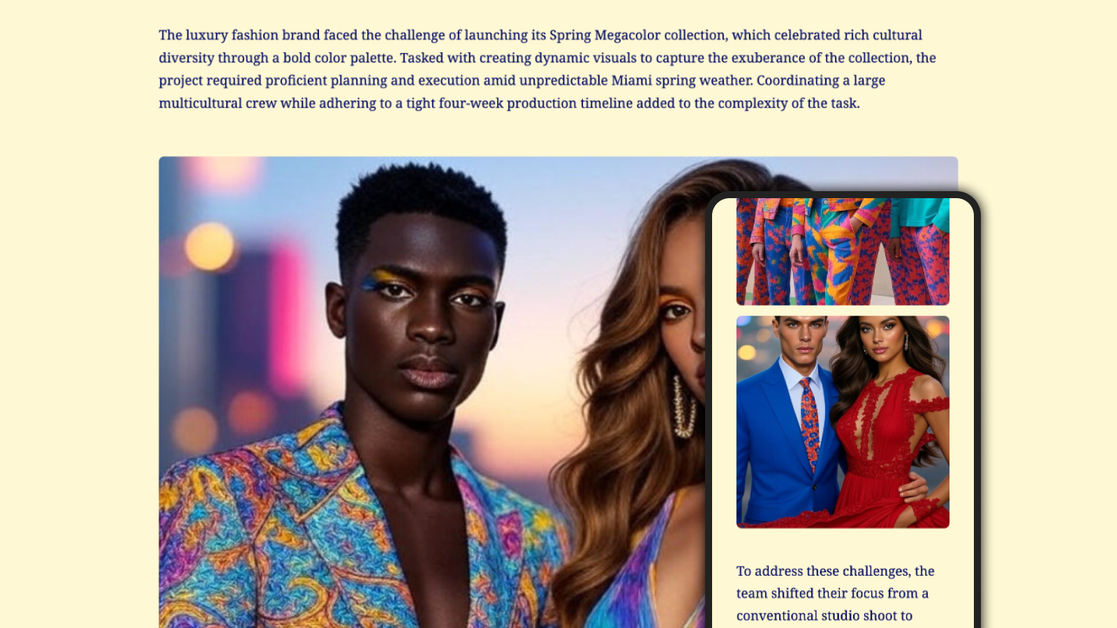 Fashion design portfolio example