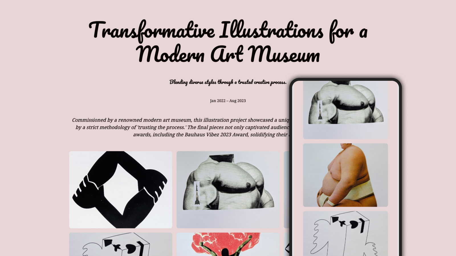 Illustration portfolio example